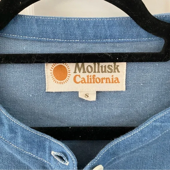 Blue Denim Mini Dress - Picture 10 of 12